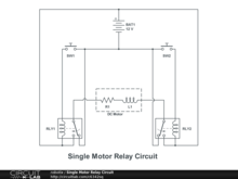 Single Motor Relay Circuit