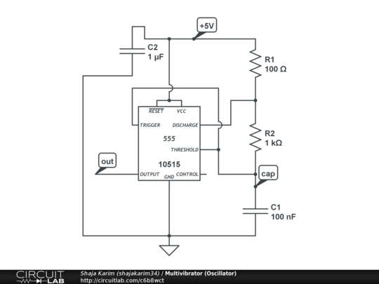 Multivibrator (Oscillator) - CircuitLab