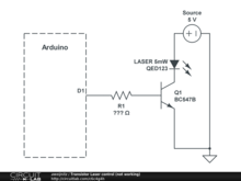 Transistor Laser control (not working)