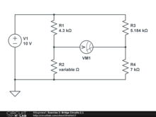 Exercise 2: Bridge Circuits-2.1