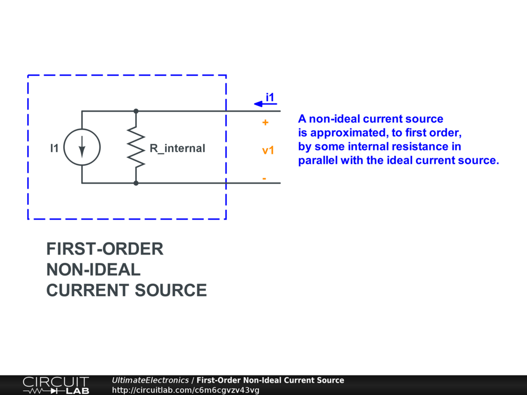 First-Order Non-Ideal Current Source