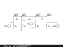 voltaje en circuito mixto