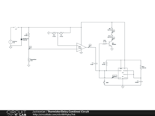 Thermistor/Delay Combined Circuit