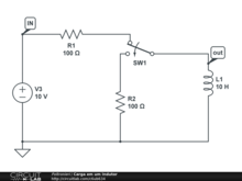 Carga em um Indutor