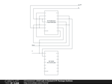 2310 Lab 3 Clocked D FF Package Outlines