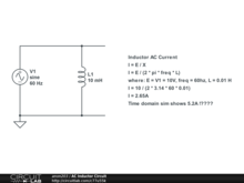 AC Inductor Circuit