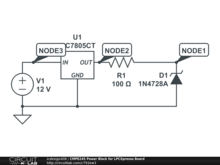 CMPE245 Power Block for LPCXpresso Board