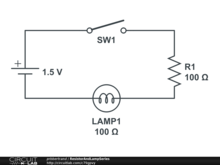 ResistorAndLampSeries