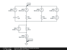 Basic Resistors In Parallel And Series