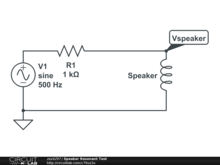 Speaker Resonant Test