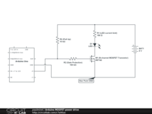 Arduino MOSFET power drive