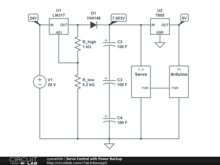 Servo Control with Power Backup