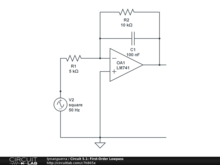 Circuit 5.1: First-Order Lowpass