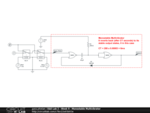 E&E Lab 2 - Week 9 - Monostable Multivibrator