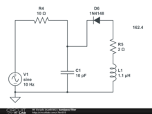 160MHz bandpass filter