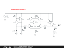 Voltage Regulator using BJTs