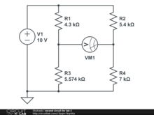 second circuit for lab 2