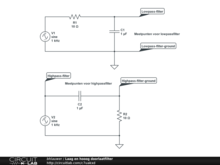 Laag en hoog doorlaatfilter
