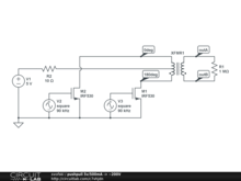 pushpull 5v/500mA -> ~200V