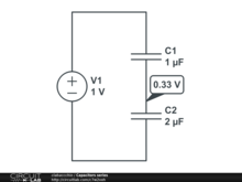 Capacitors series
