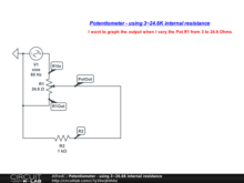 Potentiometer - using 3~26.6K internal resistance