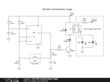 555 Soft Latching Relay Toggle