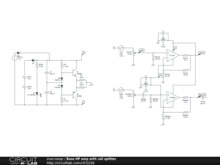 Base HP amp with rail splitter