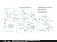 Experimental Analog Delay Circuit