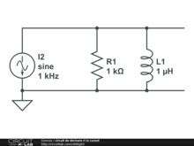 circuit de derivare rl in curent
