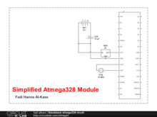 Standalone atmega328 circuit