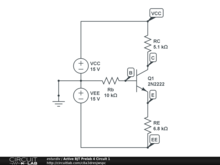 Active BJT Prelab 4 Circuit 1