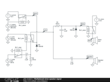 Multiplexed siren with speaker signal