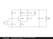 Audio Transmitter Schematic