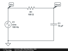 FPB - Filtro Passa Baixa - Bode