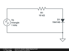 Circuit 1: Diode Clipping Circuit