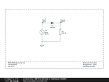 ND Yr 2 A1 Task 1 - half-wave rectifier