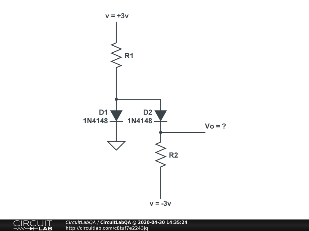2 diode question Electronics Q&A CircuitLab