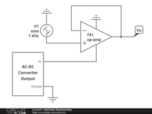Unit-Gain Powered Amp