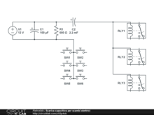 Scarica capacitiva per scambi elettrici