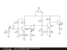 CE amplifier 2 stage with follower output