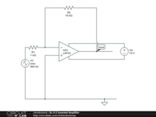 Ex 4-2 Inverted Amplifier