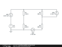 Inveriting amplifier-op-Amp Circuit