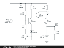 AC-DC resistive power supply
