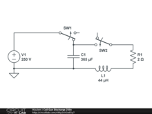 Coil Gun Discharge 250v