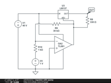regulator with opamp