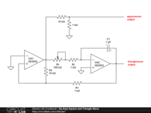 Op Amp Square and Triangle Wave
