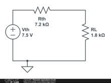 Thevenin equivalant circuit
