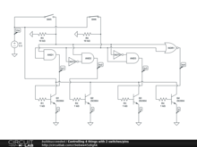 Controlling 4 things with 2 switches/pins