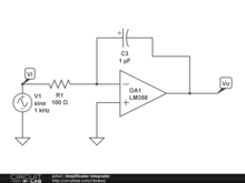 Amplificador integrador