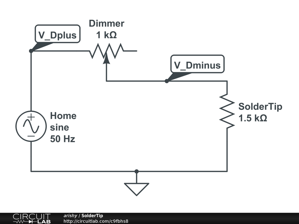 Simple AC analog circuit Analog Design CircuitLab